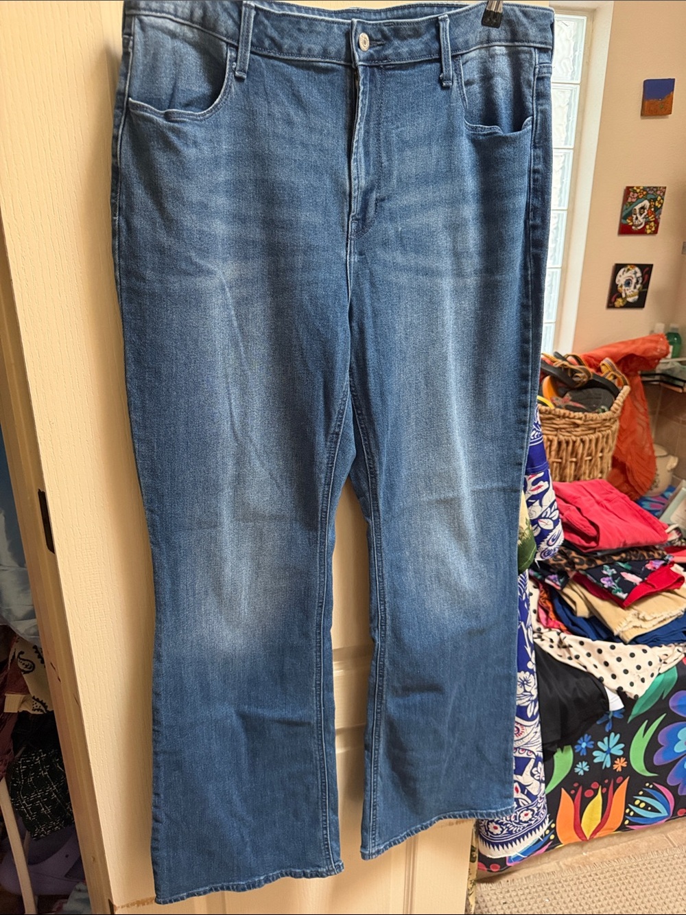 Old Navy Medium Wash Flare Jeans